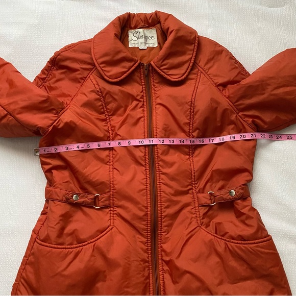 Vintage Sharpee Sharpe Int. Peter Pan Collar Burnt Orange Jacket - Picture 7 of 13